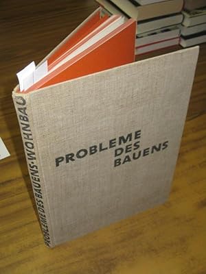 Bild des Verkufers fr Probleme des Bauens. Der Wohnbau. In Zusammenarbeit mit den Studienausschuss des Bundes Deutscher Architekten fr zeitgemsses Bauen. zum Verkauf von Antiquariat Carl Wegner