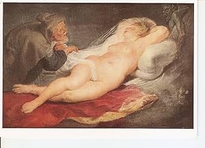 Bild des Verkufers fr Postal 035318 : Wien Kunsthistorisches Museum. Peter Paul Rubens. The hermit and Angelica zum Verkauf von EL BOLETIN