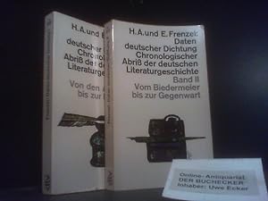 Bild des Verkäufers für 2 BÄNDE - Daten deutscher Dichtung Chronologischer Abriß der deutschen Literaturgeschichte zum Verkauf von Der Buchecker