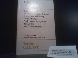 Deutscher Juristentag (51 : 1976 : Stuttgart): Verhandlungen des Einundfünfzigsten Deutschen Juri...