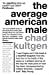 Seller image for The Average American Male [Soft Cover ] for sale by booksXpress