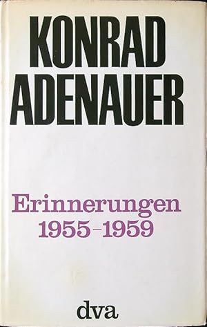 Bild des Verkufers fr Erinnerungen 1955-1959 zum Verkauf von Librodifaccia