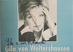 Image du vendeur pour Original Autogramm Gila von Weitershausen /// Autograph signiert signed signee mis en vente par Antiquariat im Kaiserviertel | Wimbauer Buchversand