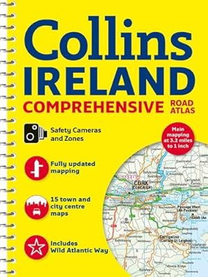 Bild des Verkufers fr Comprehensive Road Atlas Ireland by Collins Maps [Spiral-bound ] zum Verkauf von booksXpress