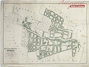 Häuser-Gassen- & Strassen-Plan Hernals mit den alten Hausnummern (Grundbuchsnummern) den neuen Or...