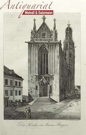 Seller image for Die Wundermappe: "Die Kirche zu Maria-Stiegen" (Neubauer fec.). for sale by Antiquariat MEINDL & SULZMANN OG