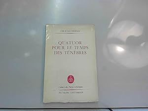 Seller image for Quatuor pour le temps des tnbres for sale by JLG_livres anciens et modernes