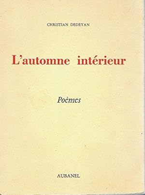 Seller image for l'automne interieur for sale by JLG_livres anciens et modernes