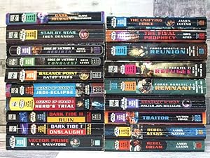 Bild des Verkufers fr Star Wars NEW Jedi Order Complete Set 19 Books (New Jedi Order, 1-19) zum Verkauf von Archives Books inc.