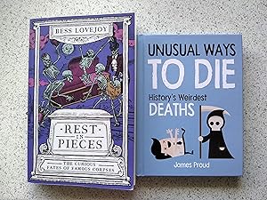 Immagine del venditore per Rest in Pieces: The Curious Fates of Famous Corpses, Unusual Ways to Die: History's Weirdest Deaths (Set of 1 Paperback and 1 Hardback) venduto da Shelley's Books