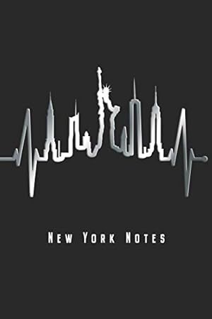 Immagine del venditore per New York Notes: NYC Heartbeat Skyline Notebook NY Journal Diary Planner Gift For New York City Lovers Residents Visitors (6" x 9", 120 Pages, Lined) Perfect Gift Idea For Birthday & Christmas venduto da Reliant Bookstore