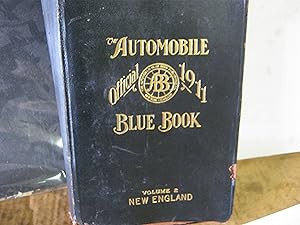The Automobile Official 1911 Blue Book Volume 2 New England And Canada