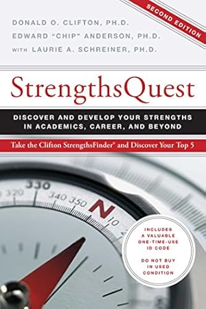 Imagen del vendedor de STRENGTHS QUEST: DISCOVER AND DE a la venta por Reliant Bookstore