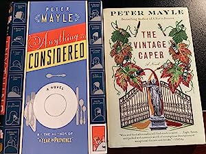 Image du vendeur pour Anything Considered - First Edition, New, * FREE Trade paper copy * of "THE VINTAGE CAPER" by Peter Mayle, Free with Purchase mis en vente par Park & Read Books
