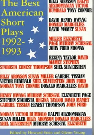 Bild des Verkufers fr The Best American Short Plays 1992-1993 zum Verkauf von WeBuyBooks