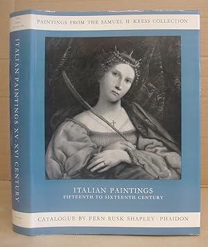 Bild des Verkufers fr Paintings From The Samuel H Kress Collection - Italian Schools XV - XVI Century [ Fifteenth To Sixteenth Century ] zum Verkauf von Eastleach Books