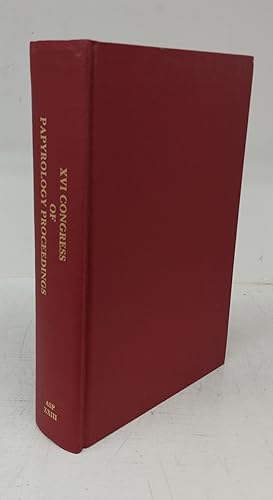 Image du vendeur pour Proceedings of the Sixteenth International Congress of Papyrology, New York, 24-31 July 1980 mis en vente par Attic Books (ABAC, ILAB)