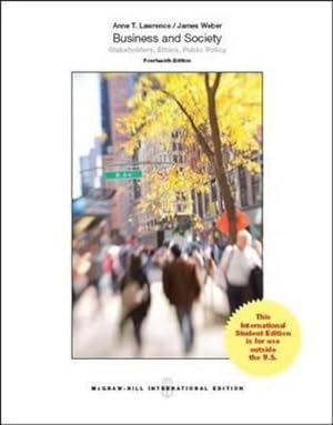 Seller image for Business and Society: Stakeholders, Ethics, Public Policy for sale by WeBuyBooks