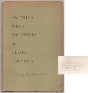 Bild des Verkufers fr America West Southwest (Signed First Edition) zum Verkauf von Jeff Hirsch Books, ABAA