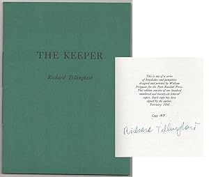 Bild des Verkufers fr The Keeper (Signed Limited Edition) zum Verkauf von Jeff Hirsch Books, ABAA