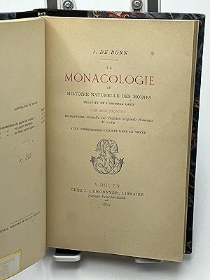 Imagen del vendedor de La Monacologie, ou Histoire naturelle des moines, traduite de l'original en latin par Broussonnet. Rimpression textuelle sur l'dition originale franaise de 1784 a la venta por Lioudalivre