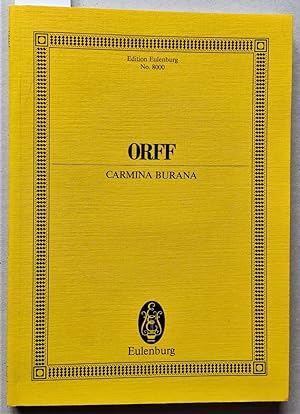 Seller image for Carmina Burana. Cantiones profanae. Für 3 Solostimmen, Chor und Orchester. for sale by Versandantiquariat Kerstin Daras