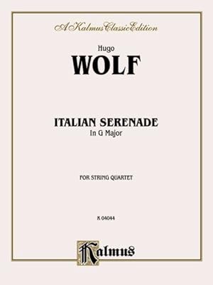 Seller image for Italian Serenade String Quartet : Kalmus Edition for sale by GreatBookPrices
