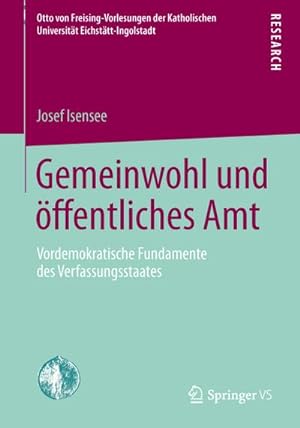 Seller image for Gemeinwohl und ffentliches Amt for sale by BuchWeltWeit Ludwig Meier e.K.