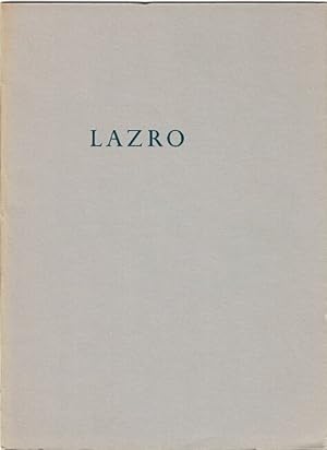 Seller image for Lazro for sale by Rulon-Miller Books (ABAA / ILAB)