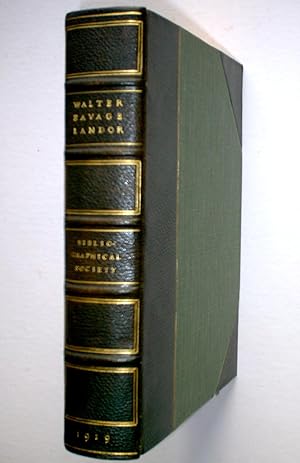 A Bibliography of the Writings in Prose and Verse of Walter Savage Landor