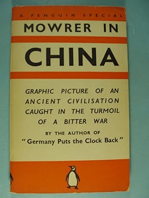 Imagen del vendedor de Mowrer In China a la venta por PB&J Book Shop