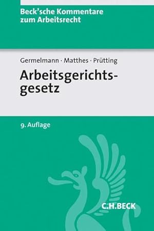 Seller image for Arbeitsgerichtsgesetz (Beck'sche Kommentare zum Arbeitsrecht) for sale by Studibuch