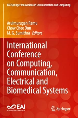 Bild des Verkufers fr International Conference on Computing, Communication, Electrical and Biomedical Systems zum Verkauf von AHA-BUCH GmbH
