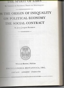 Bild des Verkufers fr The Spirit of Laws; on the Origin of Inequality; on Political Economy; the Social Contract zum Verkauf von Book Haven