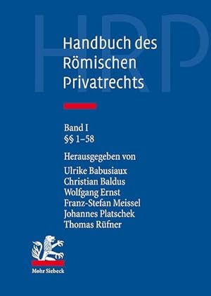 Imagen del vendedor de Handbuch des Rmischen Privatrechts a la venta por AHA-BUCH GmbH