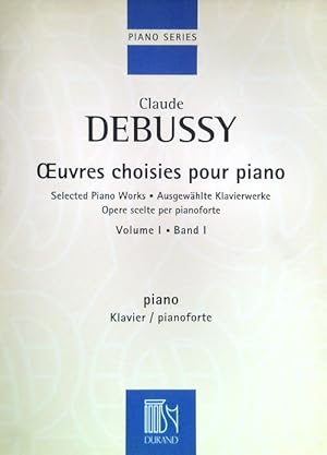 Bild des Verkufers fr Oeuvres choisies pour piano. Volume I zum Verkauf von Librodifaccia