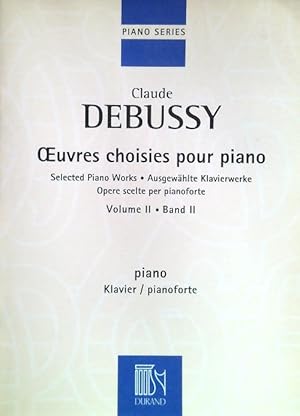 Bild des Verkufers fr Oeuvres choisies pour piano. Volume II zum Verkauf von Librodifaccia