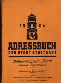 Adressbuch der Stadt Stuttgart 1964