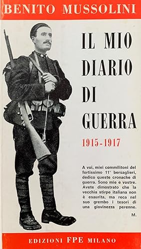 Seller image for IL MIO DIARIO DI GUERRA. 1915 - 1917 for sale by libreria minerva