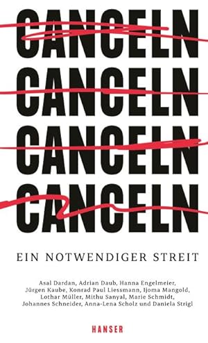 Imagen del vendedor de Canceln : Ein notwendiger Streit a la venta por AHA-BUCH GmbH