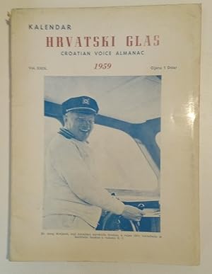 Hrvatski Glas Vol. XXIX. Kalendar za God 1959. (Croatian Voice Vol. XXIX. Almanac for 1959.)