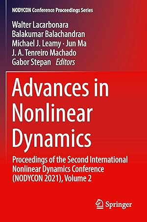 Bild des Verkufers fr Advances in Nonlinear Dynamics zum Verkauf von moluna