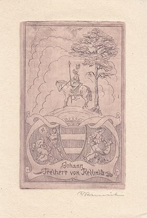 Imagen del vendedor de Johann Freiherr von Reibnitz. Ritter zu Pferd ber Wappen. a la venta por Antiquariat  Braun