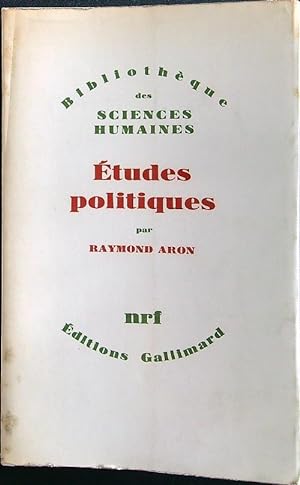 Seller image for Etudes politiques for sale by Librodifaccia