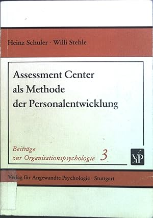 Seller image for Assessment-Center als Methode der Personalentwicklung. Beitrge zur Organisationspsychologie ; Bd. 3 for sale by books4less (Versandantiquariat Petra Gros GmbH & Co. KG)
