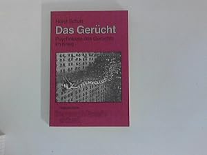 Image du vendeur pour Das Gercht : Psychologie des Gerchts im Krieg. mis en vente par ANTIQUARIAT FRDEBUCH Inh.Michael Simon