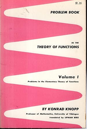 Bild des Verkufers fr Problem Book in Theory of Functions Volume 1: Problems in the Elementary Theory of Functions zum Verkauf von Dorley House Books, Inc.