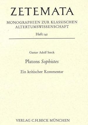 Image du vendeur pour Platons Sophistes : Ein kritischer Kommentar mis en vente par AHA-BUCH GmbH