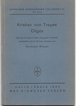 Kristian von Troyes. Cligès.