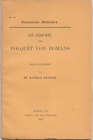 Die Gedichte des Folquet von Romans